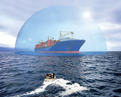 Sistema antipiratería para buques mercantes - BlueDome - Safran Electronics