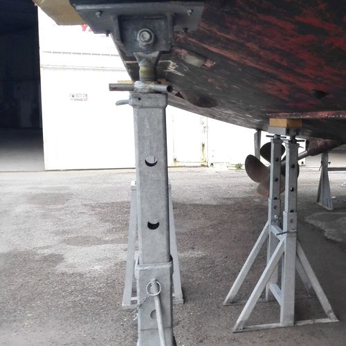 Pie de puesta en dique para barco - CSR 010 - fgm tecnology - ajustable