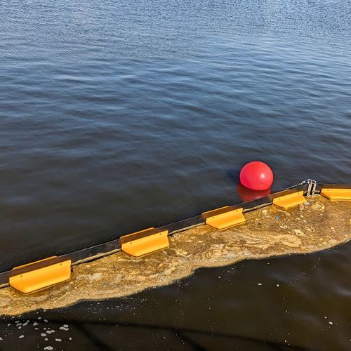 Barrera contra la polución por hidrocarburos - EFFB - Ecocoast - flotante / permanente / de espuma