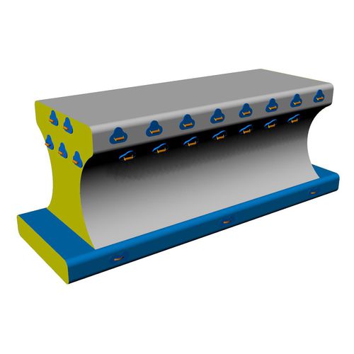 Juego acuático podium - ROUGH PATH - Hydrofun LTD - para centro de ocio / inflable