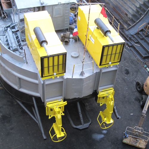 Propulsor timón - 2400LD-B-10 - DWG Trading - externo / para barco / hidráulico