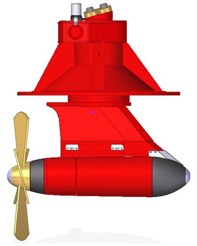 Propulsor timón - 4200LD - DWG Trading - externo / para barco / hidráulico
