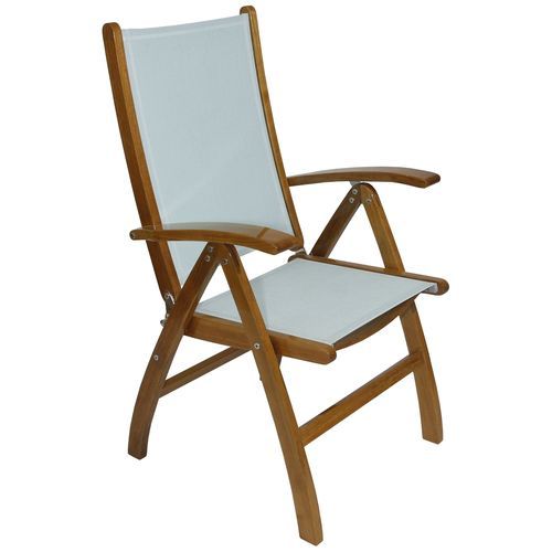 Silla estándar para barco - CUSK112T18_Frost - Eurodesign - plegable / con reposabrazos / de tejido