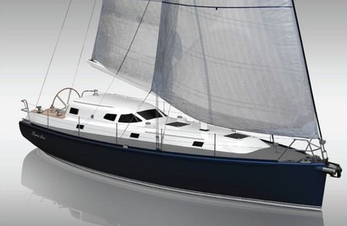 Velero de crucero - 40 - Atlantic - con center cockpit / con quilla retráctil
