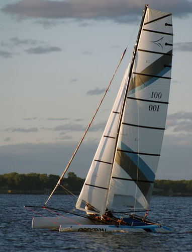 Catamarán deportivo de recreo - Mystere ESPADON 20 - Voile Sansoucy - doble