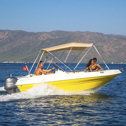 Barco open fueraborda - SKI 16 - MERCAN YACHTING - con consola lateral / de esquí acuático / rápido