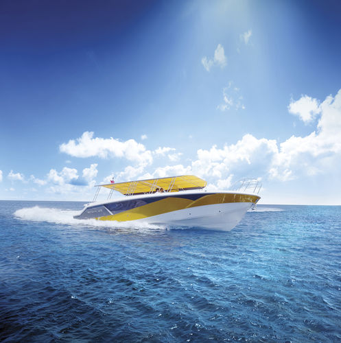 Barco profesional barco de pasajeros - STARK 45 - MERCAN YACHTING - embarcación de apoyo al buceo / intraborda / diésel