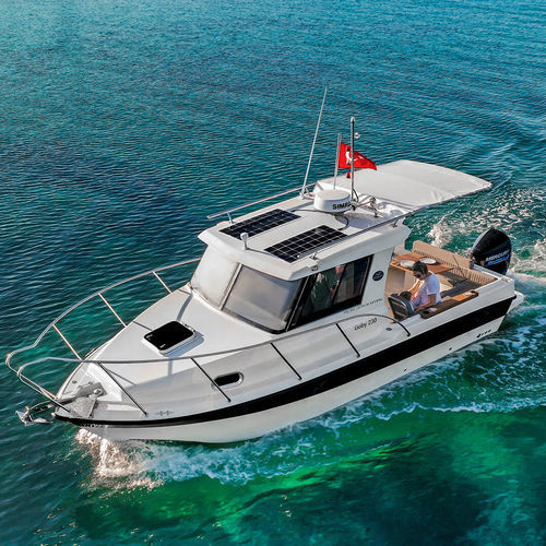 Cabin-cruiser con caseta de timón - GOBY 230-OB - MERCAN YACHTING - 6 personas máx. / con solárium