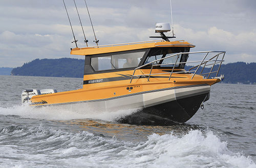 Walkaround fueraborda - 2900 SUPERCAB PILOTHOUSE - Stabicraft - con cockpit cerrado / de pesca deportiva / 10 personas máx.