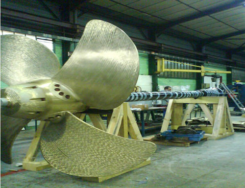 Hélice para buque - Chongqing Guanheng Technology & Development - de paso controlable / línea de eje