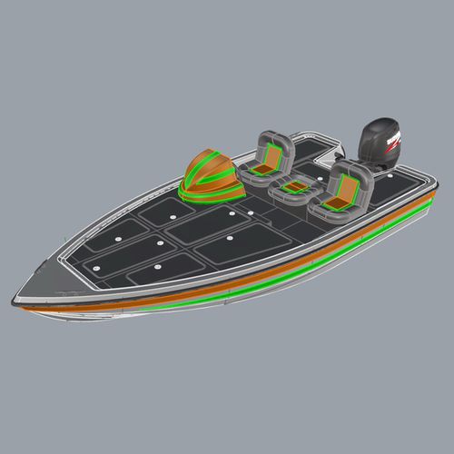 Bay boat fueraborda - ST-17 - Uniworkboats SIA - con doble consola / de pesca deportiva