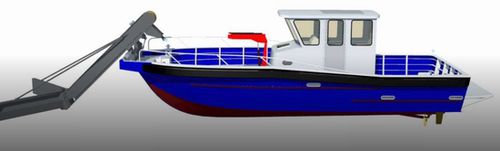 Barco profesional barco de trabajo - MARINER-1100 - Uniworkboats SIA - intraborda / diésel / de aluminio