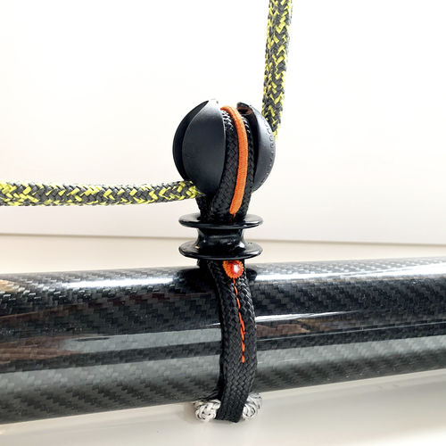 Polea simple - Spi 4 Nub® - NODUS FACTORY - de fricción / con fijación textil / para velero