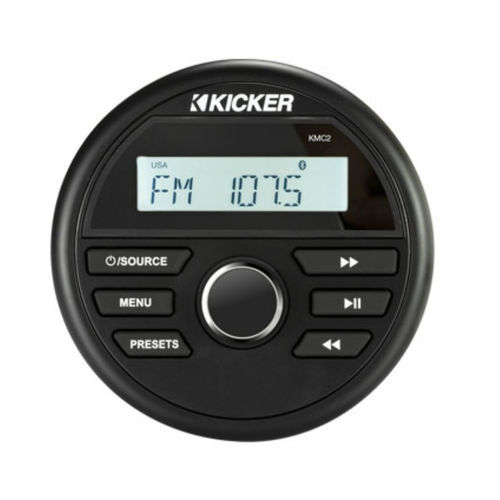 Reproductor audio náutico AM - KMC2 - Kicker - FM / USB / conectado