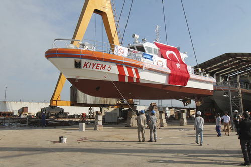 Barco profesional barco de búsqueda y rescate - KIYEM 6 - Ozata Shipyard - intraborda / de aluminio