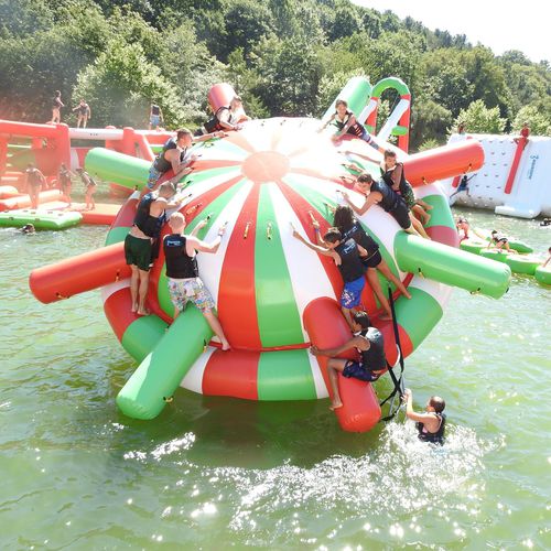 Juego acuático planeta - AQUAZONE parc aquatique - para centro de ocio / inflable / flotante