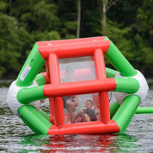 Juego acuático rueda - AQUAZONE parc aquatique - torniquete / para centro de ocio / inflable
