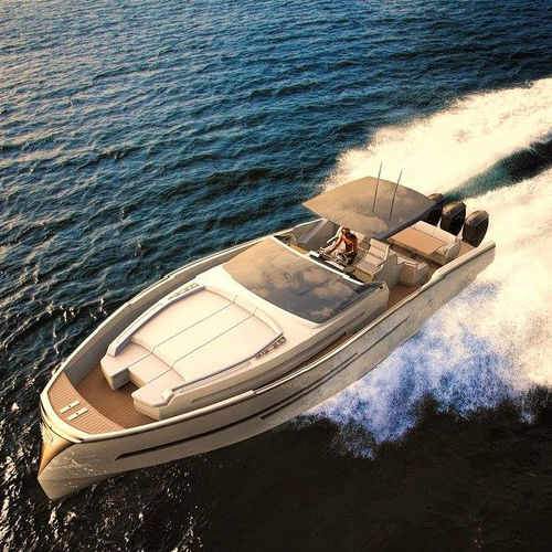 Barco open fueraborda - 40 - Icon Craft - diésel / trimotor / con hard-top