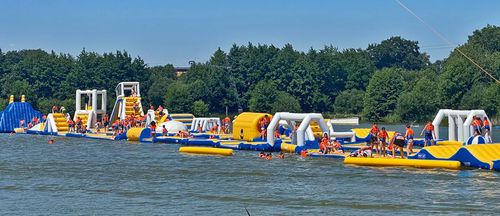 Parque acuático - S LINE 200 - Boost-Air - para centro de ocio / inflable