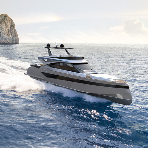 Yate a motor de crucero - RIVERA 780 - Kabe Yachts - con fly / con hard-top / IPS