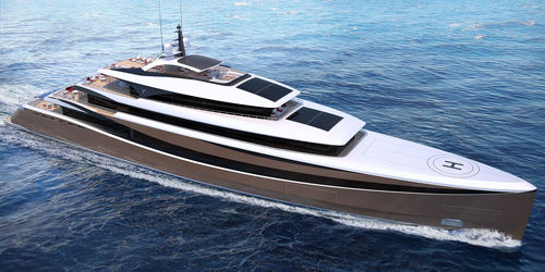 Megayate de crucero - FRYNE - Kabe Yachts - raised pilothouse / con helipuerto