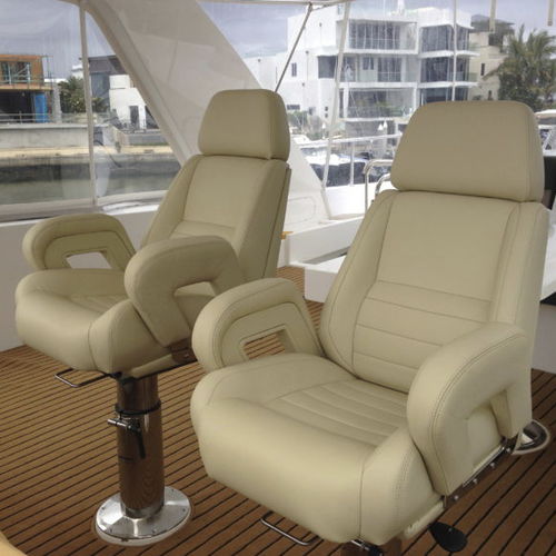 Asiento piloto - PORTOFINO HELM I - M Melfi Designs Pty Ltd - para barco / para yate / con reposabrazos