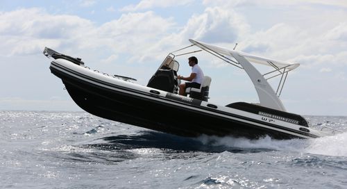 Embarcación neumática intraborda - W7i - Wimbi Boats Ltd - semirrígida / con consola central / open