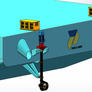 Propulsor acimutal - TLAT600DM - Thrustleader Marine Power System - timón / fijo / Voith