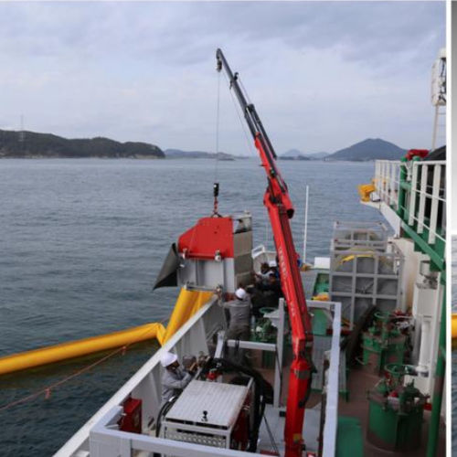 Skimmer de hidrocarburos con brazo desnatador - ScorSweep 150 - New Naval Ltd.