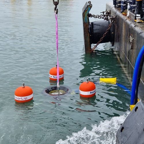 Skimmer de hidrocarburos de rebosadero - ScorLip 105 - New Naval Ltd. - para aguas tranquilas