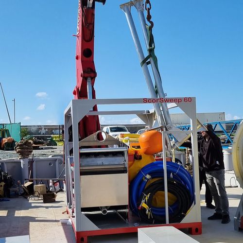 Skimmer de hidrocarburos de cepillo - ScorTail 60 - New Naval Ltd. - de banda / para aguas tranquilas