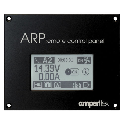 Panel de mando y control para barco - ARP - amperflex - para convertidor DC-AC / táctil