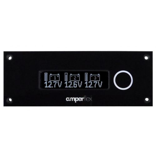 Panel de control para barco - uMonitor - amperflex - para yate / para batería / para depósito