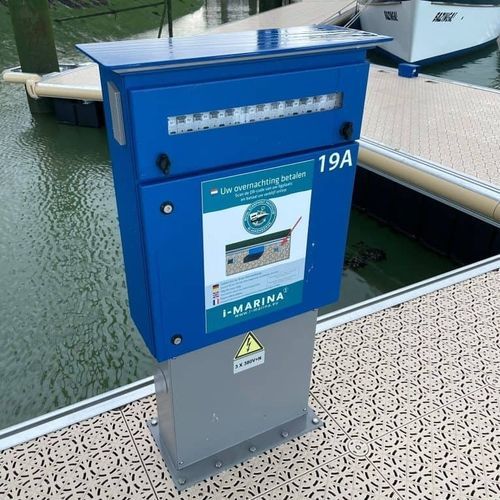 Torreta eléctrica - K04  - ARABEL NV - MARINA INTEGRATED SYSTEMS - para pantalán / LED