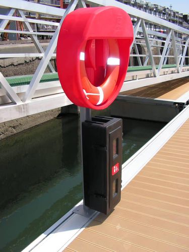 Torreta de incendio - ARABEL NV - MARINA INTEGRATED SYSTEMS - para extintor / para aro salvavidas / para pantalán