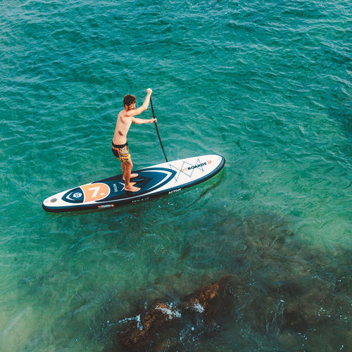 Tabla de SUP hinchable - D7 10.8 - BS Marine - de surf / para río