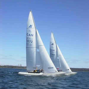 Vela mayor - Evolution  - Evolution Sails - foque / spinnaker / para barco de quilla monotipo de deporte