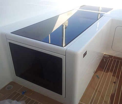 Puerta de descenso - NAUTICOLIVER S.r.l. - para yate / corredera