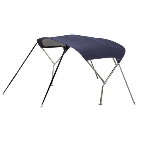 Bimini top para velero - NA 065 series - OCEANSOUTH - para caseta del timón / con estructura de acero inoxidable / gris