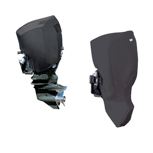 Funda protectora de barco - E00-FC - OCEANSOUTH - de motor fueraborda / negra
