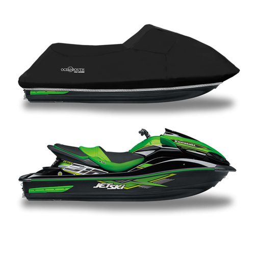 Funda protectora para moto de agua - MA 077-P - OCEANSOUTH - negra / azul / verde