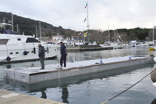 Rompeolas flotante - SYSTEM GROUP MARINE - de hormigón armado