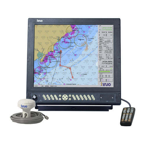 Instrumento multifuncional marino plotter - HM-5817 - Xinuo Information Technology (Xiamen) Co.,Ltd - brújulas / GPS / marino