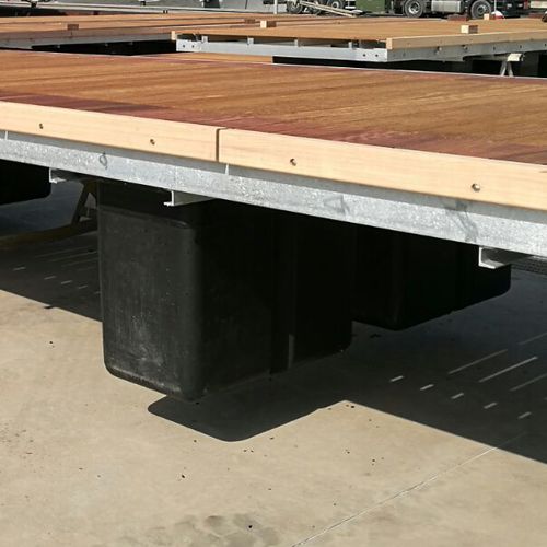 Flotador para pantalán - GALLEGGIANTE IN POLYETHILENE (PE) - Nuova Metalmeccanica srl - marine division