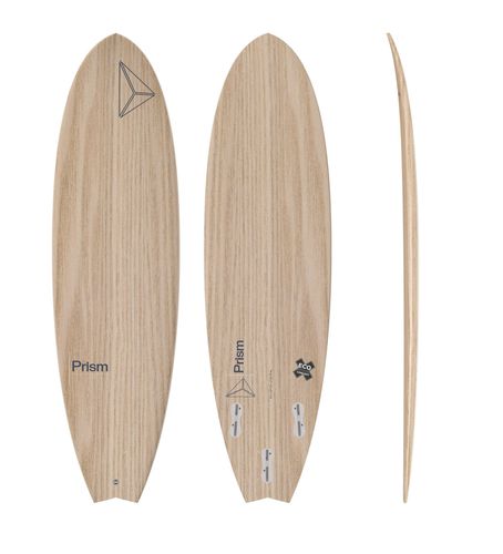 Tabla de surf fish - Fish 6’4 PAULOWNIA ORIGINAL SERIES FCS 2 - Prism Surfboards - nivel intermedio / PSE / de fibra de vidrio