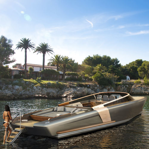 Barco cabinado intraborda - THUNDERCLAP - Turbocraft - bimotor / casco de planeo / open