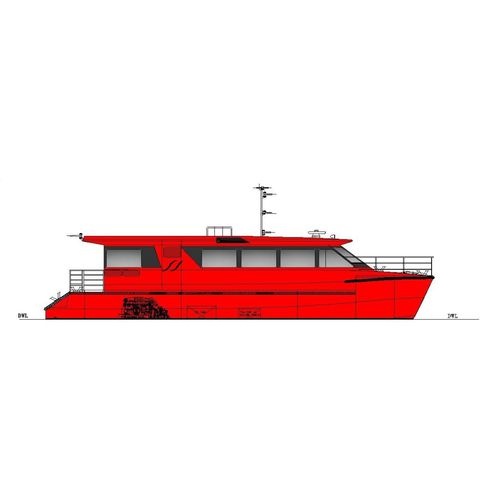 Barco profesional barco de transporte de tripulación -  15M  - Dundee Marine & Industrial Services Pte Ltd - catamarán