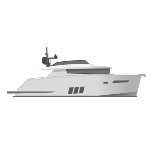 Barco cabinado intraborda - BY50 FLY S-line - Brizo Yachts - con fly / con 2 camarotes / clásico