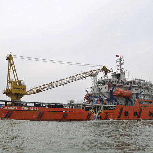 Grúa para buque - RHL Series - GENMA SOLUTION - para carga pesada / offshore