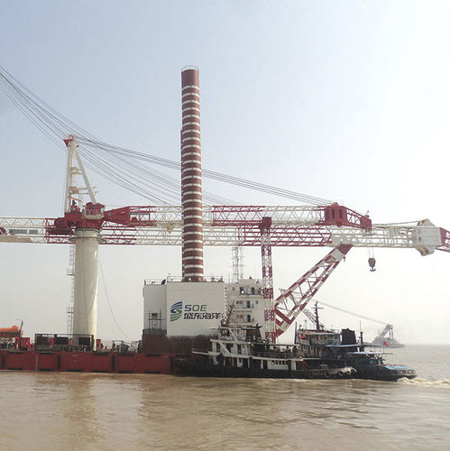 Grúa para buque - RHM Series - GENMA SOLUTION - para carga pesada / offshore
